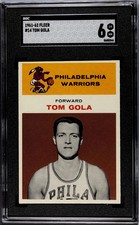 1961 Fleer Tom Gola #14 SGC 6