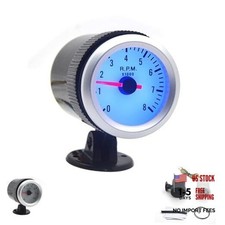 RPM Tachometer Gauge, Car Digital Meter 0-8000RPM with Blue Backlight for 1-8