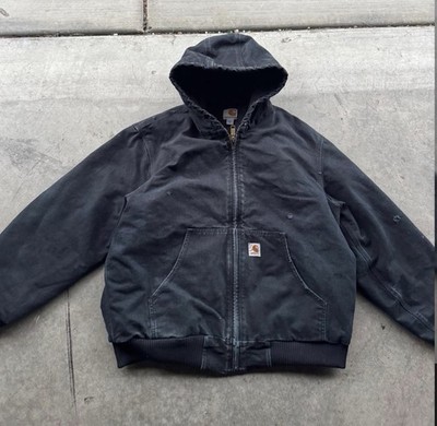 Carhartt black/dark navy jacket size large
