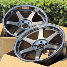 Volk Racing Te37sl Pressed Graphite 19x9.5 22 19x10.5 35 5x112 A90 A91 Supra