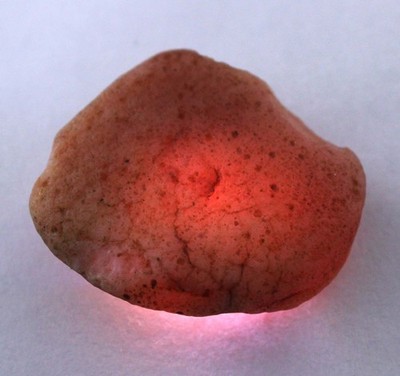 65,60 ct natürlicher oranger brauner Hessonit Granat Edelstein grob zertifizi...