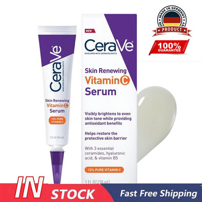 CeraVe Vitamin C Serum for Face with Hyaluronic Acid, Skin Brightening 30ML DE