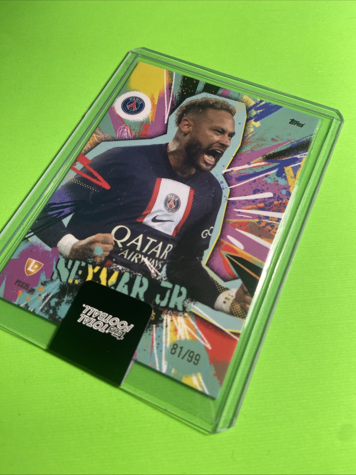 Neymar Jr. 🔥 – 2025-26 Topps Total Football - PSG Next Goal Wins /99 - Brazil