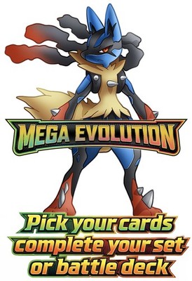 Mega Evolutions Pick Your Cards