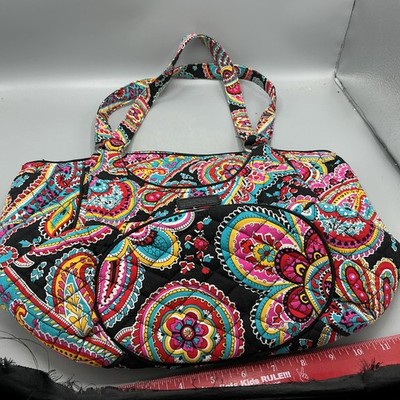 Vera Bradley Parisian Paisley Shoulder Bag - Used - Read Description