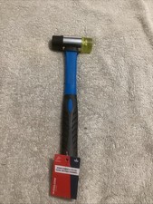 Toolzone 30 Mm  Rubber/ Nylon  Faced  Panel  Beating Hammer + Fibre Shaft