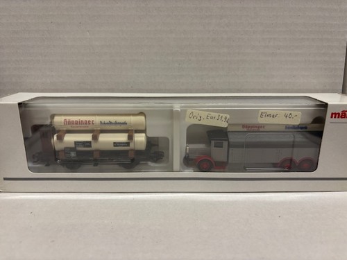MÄRKLIN H0 Gaswagen Brmshs+LKW Göppinger Sauerbrunn 48004 | Zustand: Neu