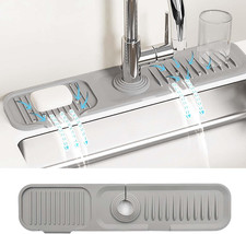 Tappetino Paraspruzzi per Lavello Da Cucina, 45 X 10 Cm, Design a Bordo Stretto,