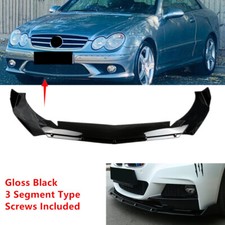 Universal Adjustable Fit For Mercedes CLK 2002-2009 Fornt Lip Spoiler Black