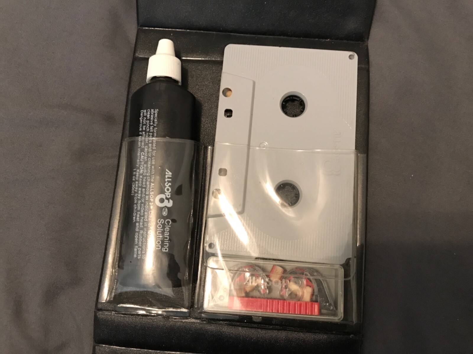 Vintage Allsop3 Cassette Deck Head Cleaner NO Solution In Very Nice