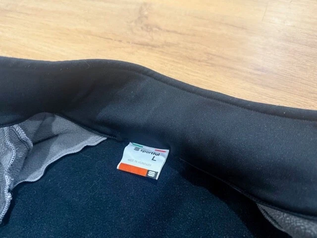 Sportful Chaqueta de Ciclismo Impermeable a Prueba de Viento L Negro Blanco Invierno Forrado Foto 4 de 4