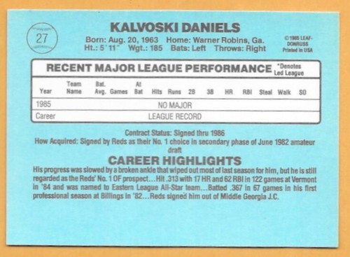 Kansas City Royals #364 - Topps casi nuevo-como nuevo 1996 - Imagen 2 de 2