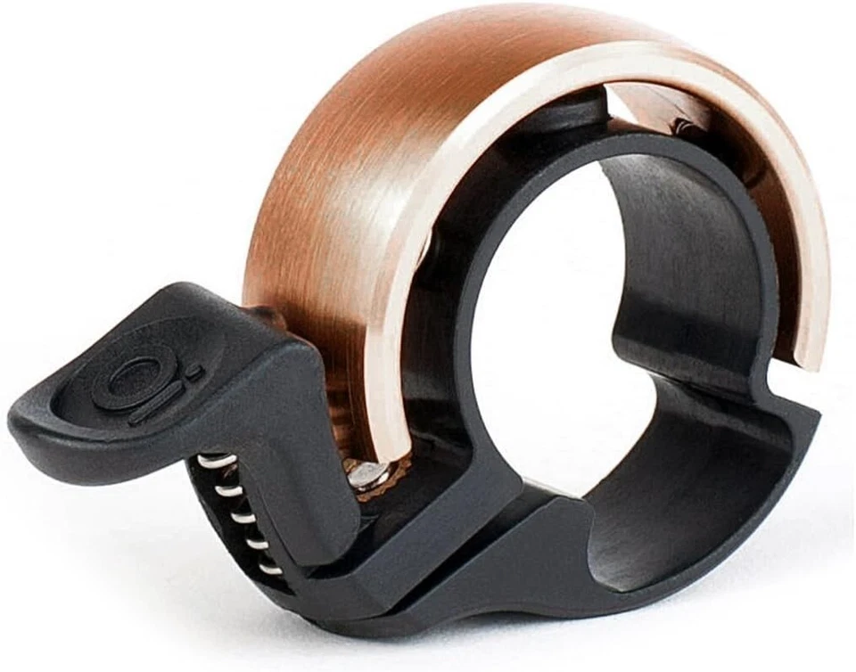 Campana de bicicleta clásica Knog Oi plateada pequeña 11979 Foto 2 de 2