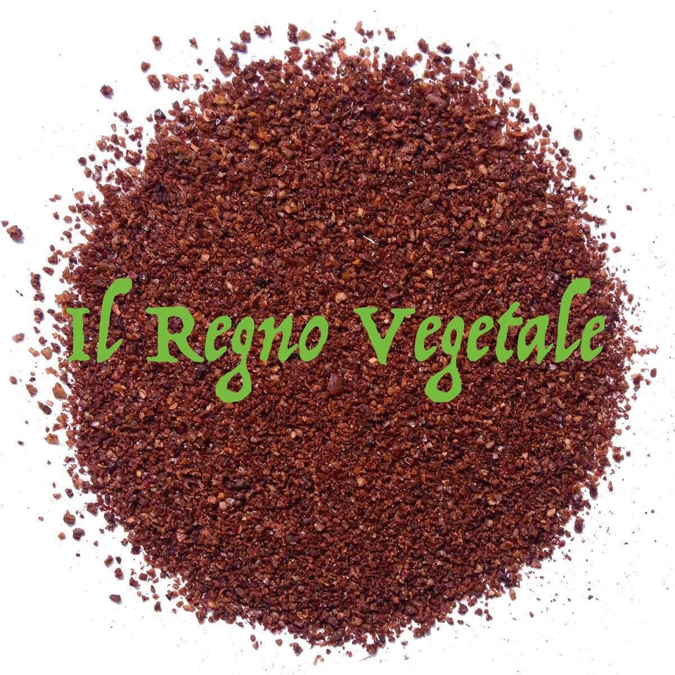 IL REGNO VEGETALE SUMAC SOMMACCO Frutti POLVERE BIO*Raccolta spontanea spezia SOMAQ SUMACH SPICE