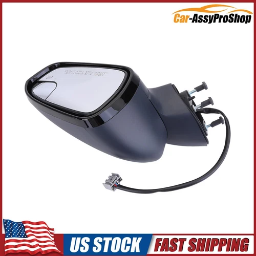 For Ford Fusion 2015-2020 Right Passenger Side Rearview Mirror 7Pin Siganl Lamp