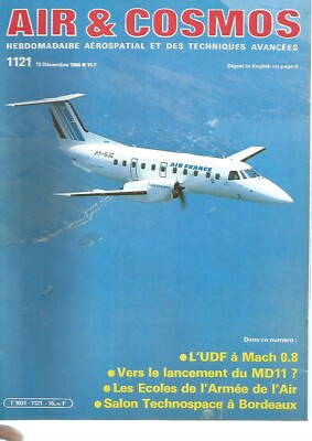 AIR & COSMOS NR. 1121 START DES MD-11 / MD-86 / TURBOMECA: 500 BIS 3000 PS