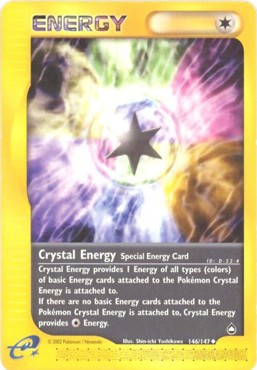 Pokemon Card - Aquapolis 146/147 - CRYSTAL ENERGY (uncommon) - NM