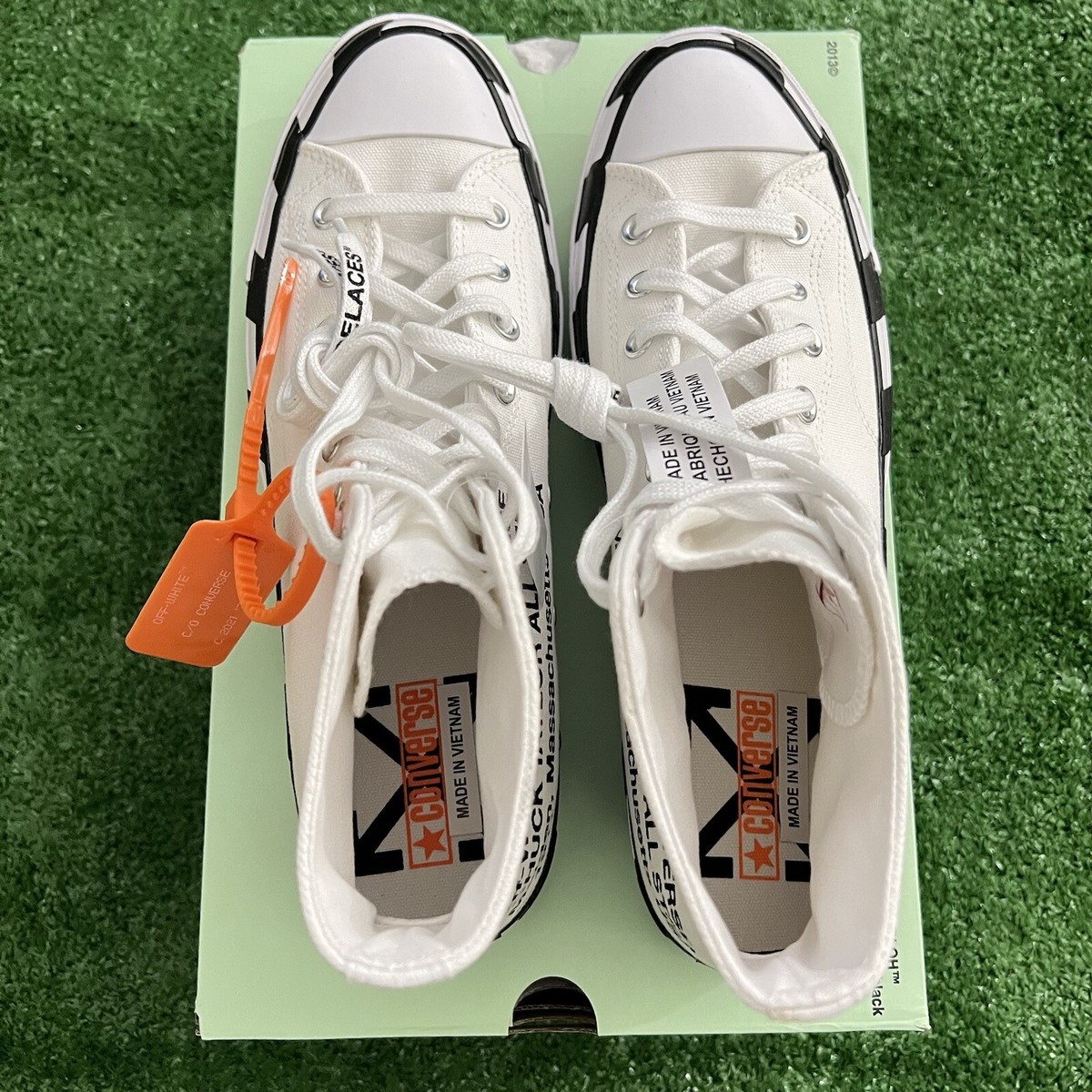 Off-White Converse Chuck Taylor All-Star 70 Hi Men's 10 Off-White Converse Chuck Taylor All-Star 70 Hi Men's 10