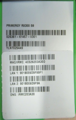 Fujitsu Primergy RX300 S8 Intel E5-2620v2 2.1GHz 32GB Ram 12x 2.5" Bay 2U Server - Afbeelding 5 van 6
