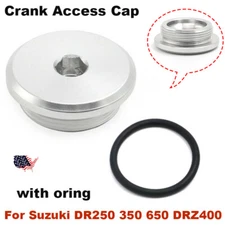 For Suzuki DR250 350 650 DRZ400 Crankshaft Crank Access Cap O-ring Cover Case US