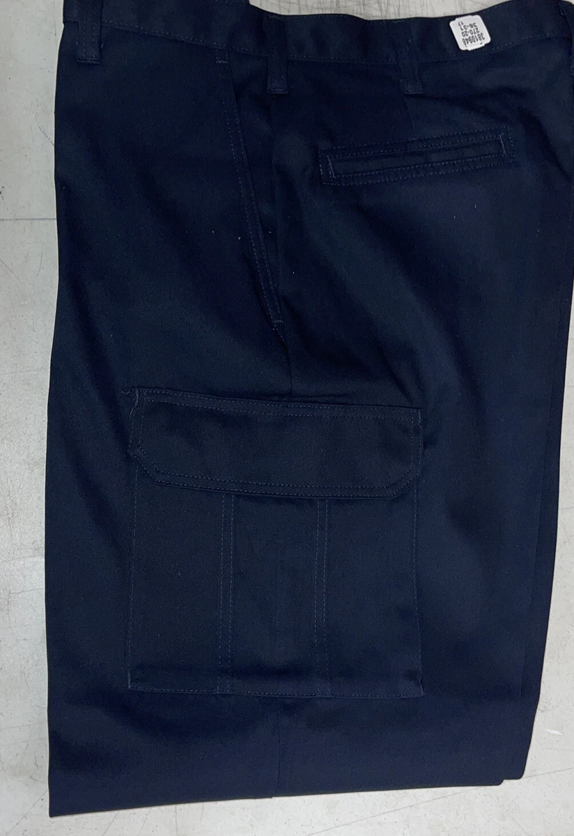NEW Cintas 270 20 Comfort Flex Size 30X30 Navy Blue Mens Cargo Pants NWT N65