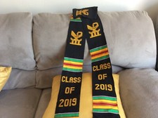 Class of 2019 Graduation Kente Stole Handwoven in Ghana - Multiple designs