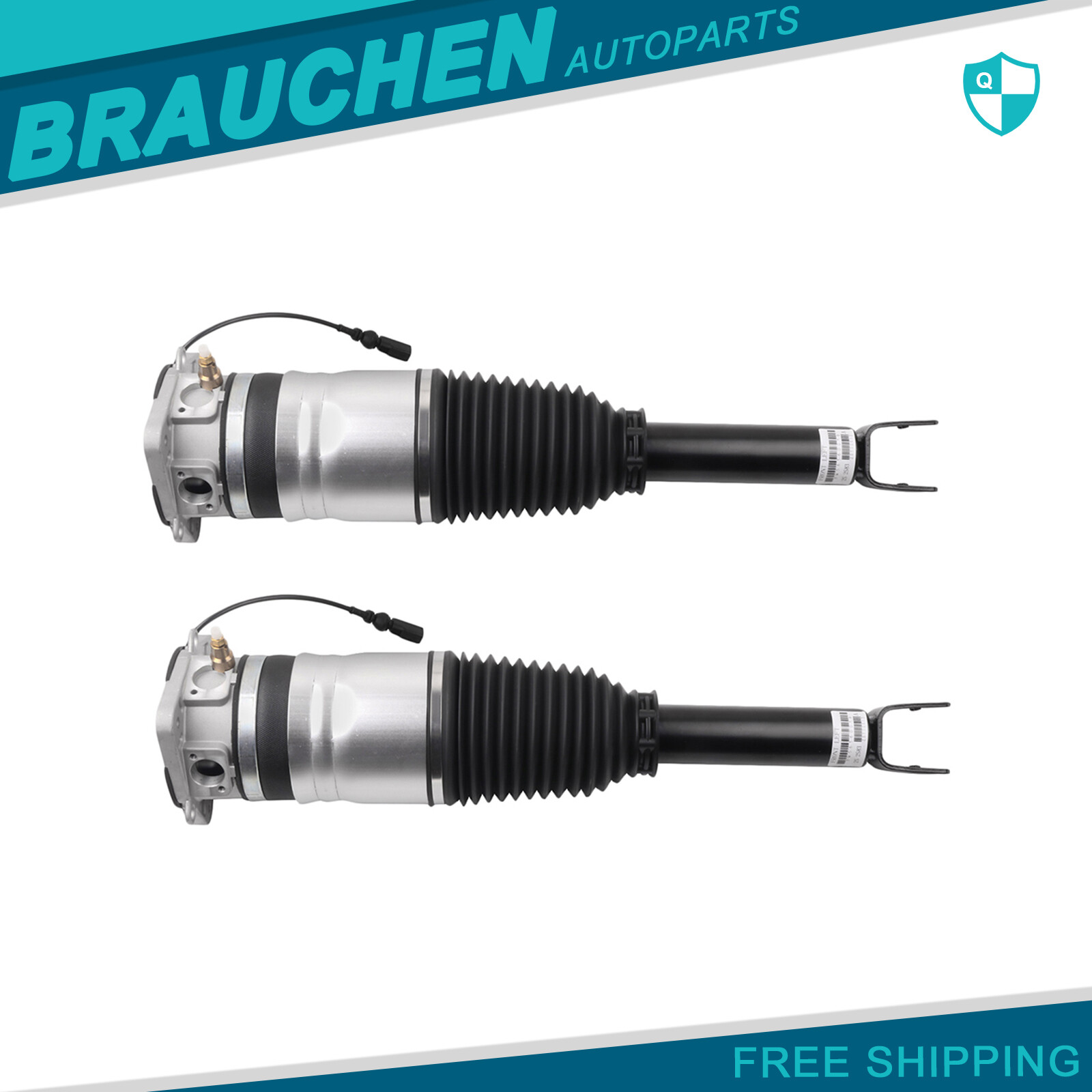Pair Rear Air Suspension Strut Shocks For Bentley Continental Flying Spur GT GTC