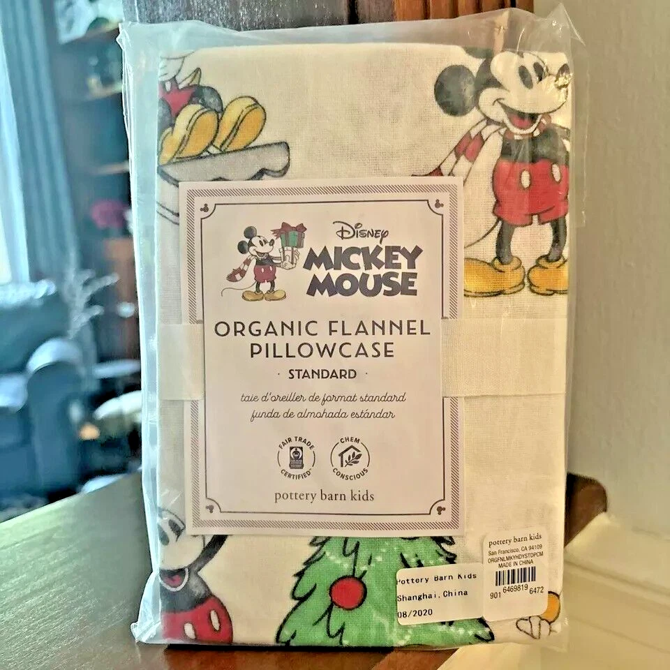 Disney Mickey Minnie Mouse Cerámica Granero Estuche de Almohada Vacaciones Navidad Fiesta Niño/ Foto 3 de 4