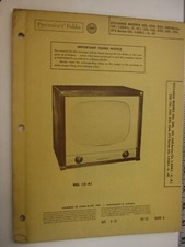 SAMS Photofact Folder SYLVANIA Models 105, 200, 205, 250 Series 120, 275 Series
