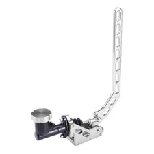 Aluminum Hydraulic Drift Handbrake E-Brake Racing Parking Lever Gear Kit Silver