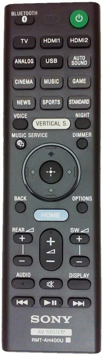 Genuine Sony RMT-AH400U Remote Control For HTZ9F
