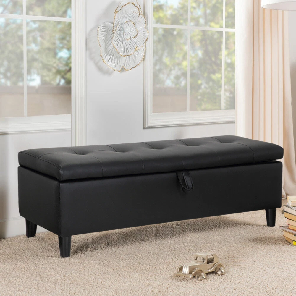 Black toy on sale box bench
