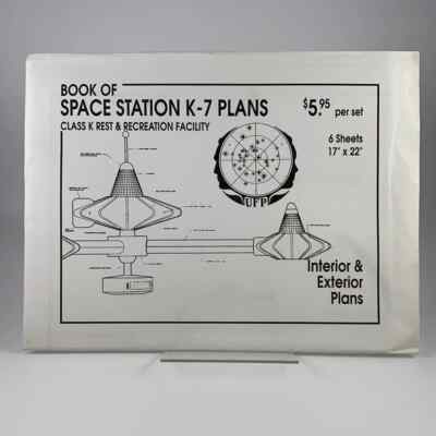 Space Station K-7 Plans Blueprints /  6 Technische Zeichnungen 55 x 43 cm