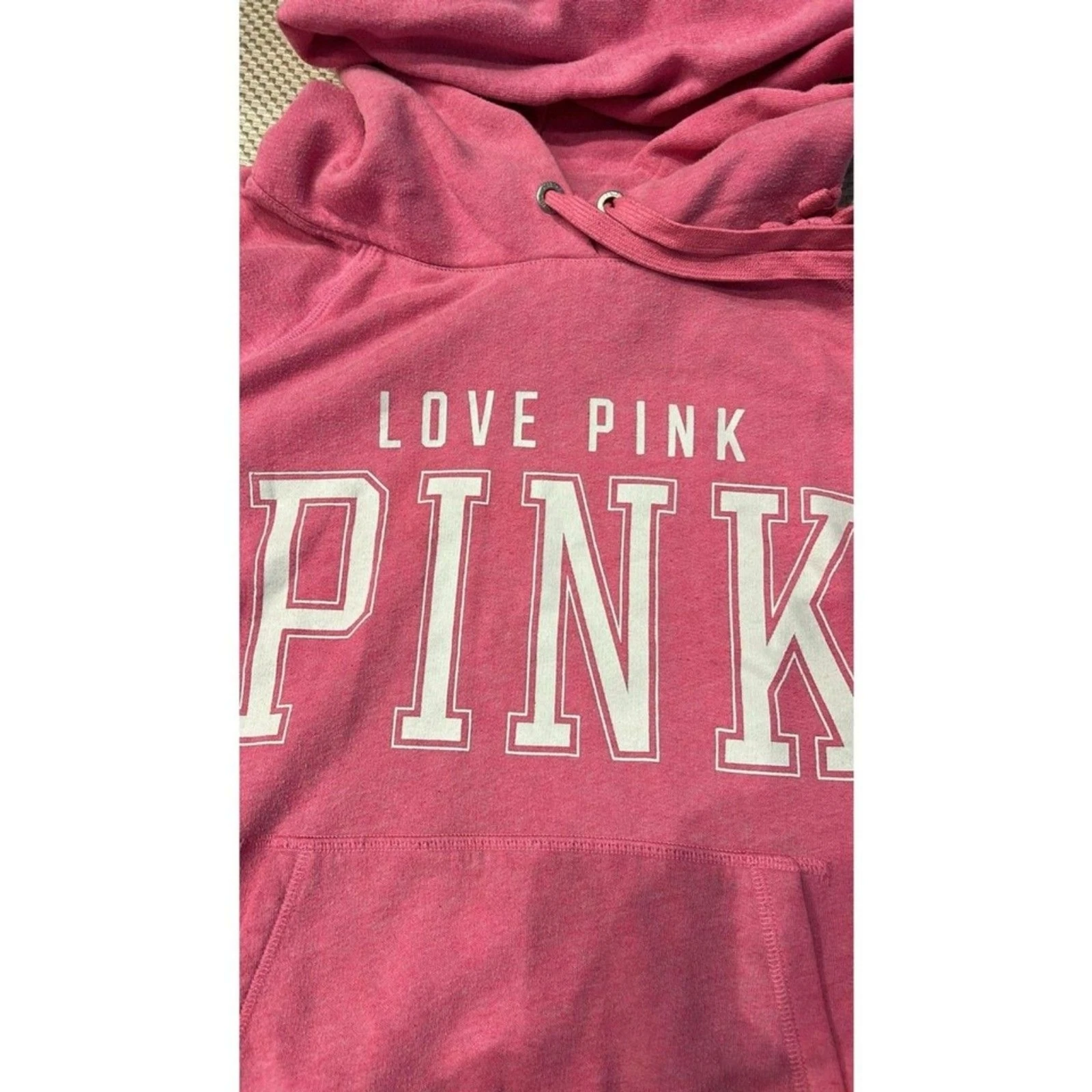 UNDERCOVER Felpa con cappuccio grande rosa Victoria's Secret Love rosa