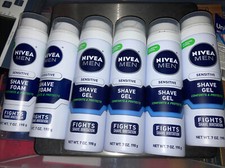 Nivea Men Sensitive Shave Foam 2 And Shave Gel 4 7 oz