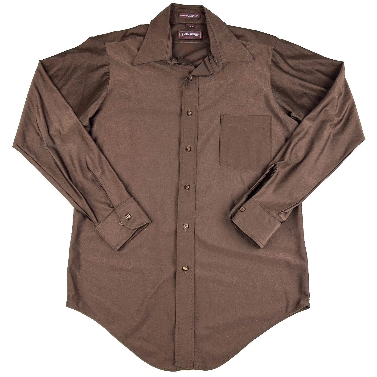 Camisas Informales Vintage 1970s Fiesta de nylon para hombres