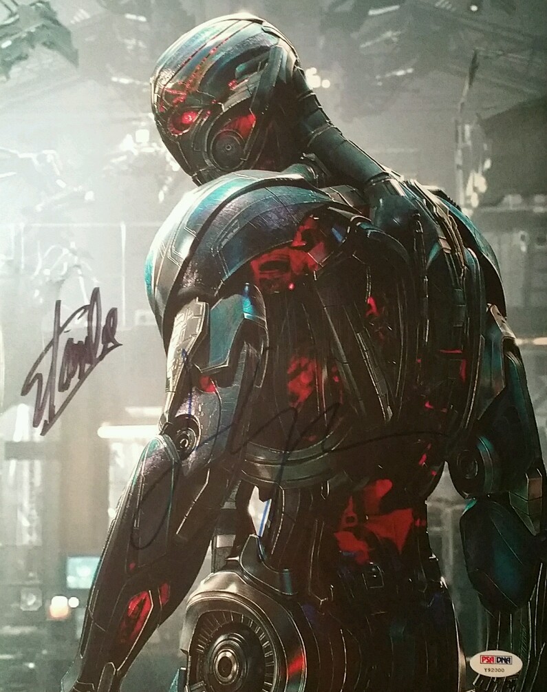 James Spader ULTRON Stan Lee Marvel Signed AVENGERS 11x14 Photo PSA/DNA
