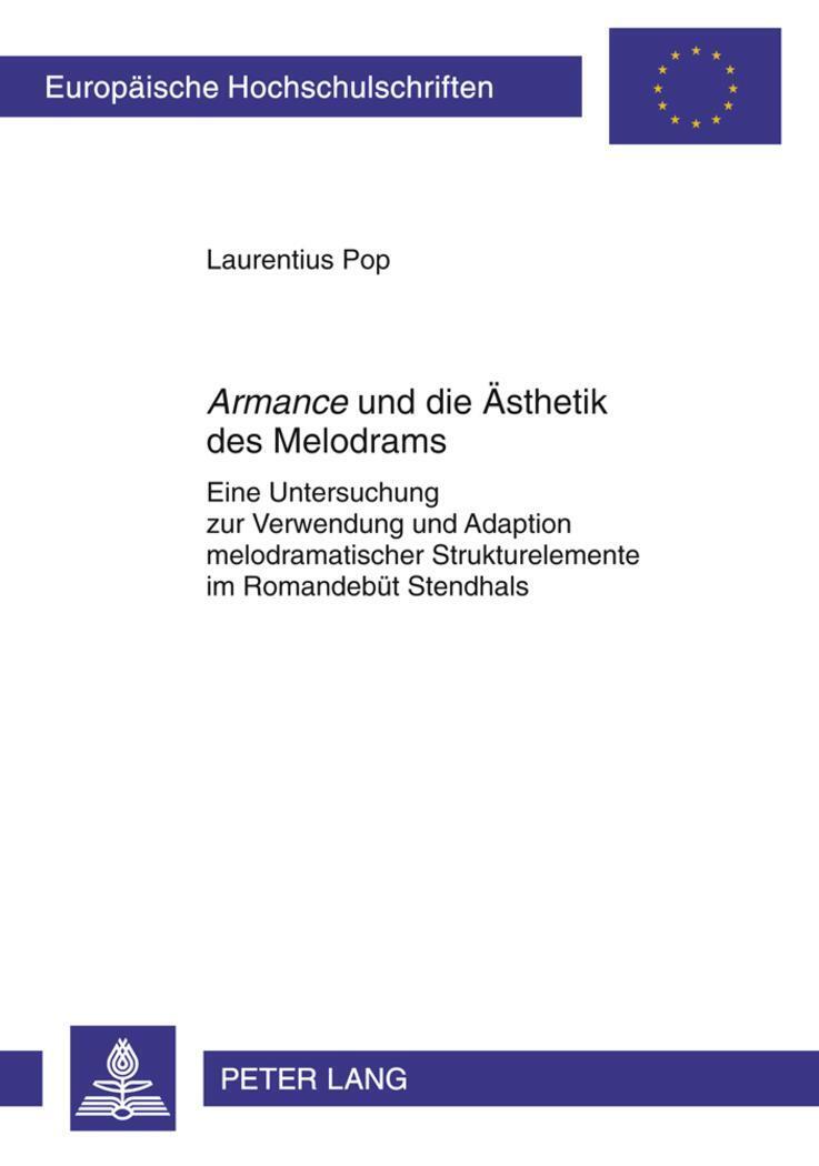 Thumbnail - Laurentius Pop | «armance» Und Die Ästhetik Des Melodrams |