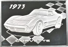 1973 Corvette Silver Art Bar 36.7 Grams *8632