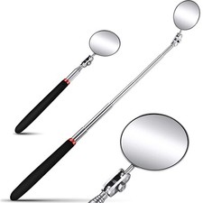 Extending Inspection Mirror Telescopic Swivel Car Mechanic Folding Tool 360 DIY