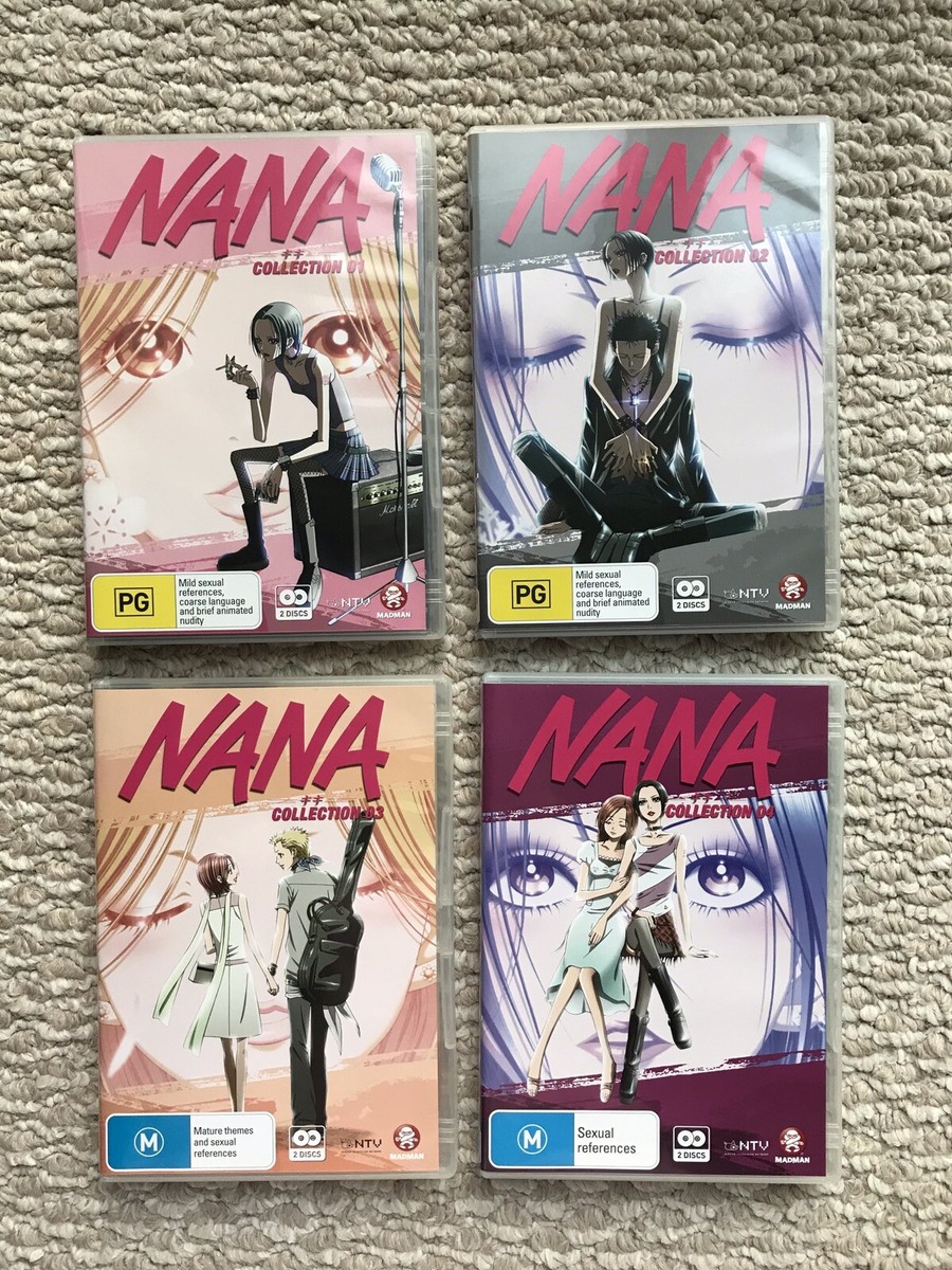 NANA anime Complete DVD Collection NEW(Vol.1-4) Uncut PAL
