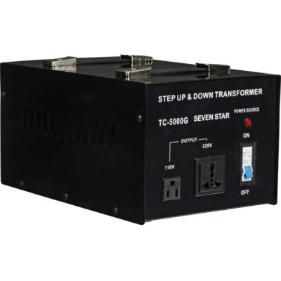 Seven Star TC-5000 110/120/220/240-Volt Step Down up Transformer 5000W Watt 