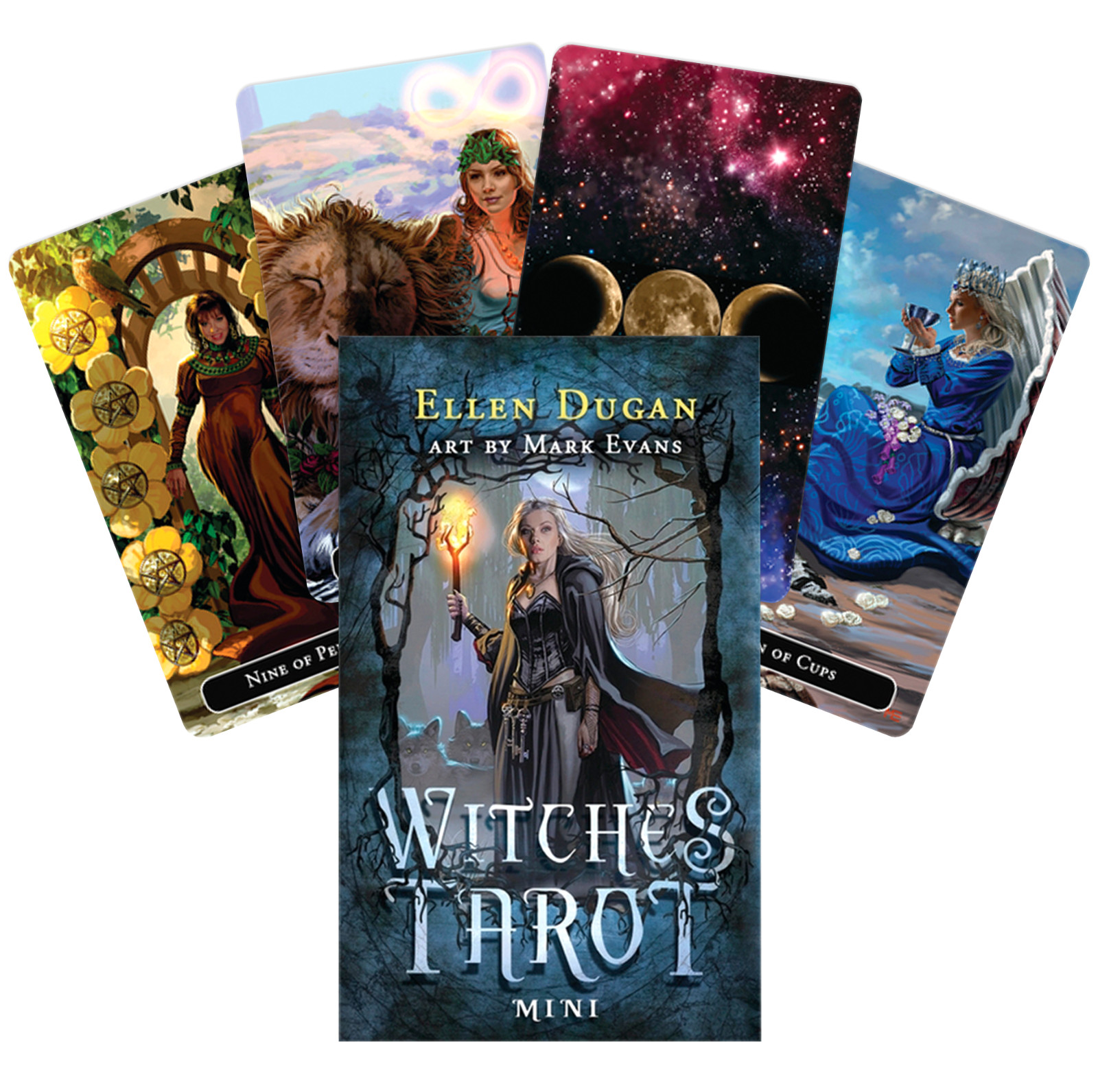 Thumbnail - The Witches Tarot Mini Karten Deck Llewellyn Ellen Dugan Esoterisch &