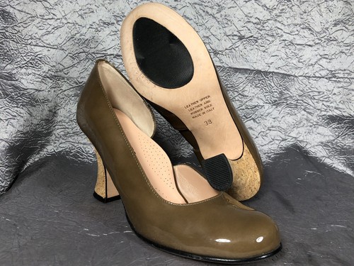ANYI LU D'Orsay Women Pumps Brown EU38 /US 7.5 M - Picture 9 of 11