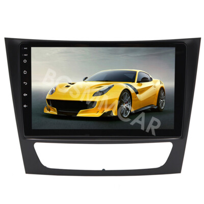 Car Radio Stereo GPS Navi Head Unit Fit For Mercedes Benz E200 E220 2002-2009