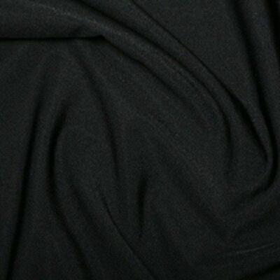 Stretch Lycra Spandex Fabric Material BLACK