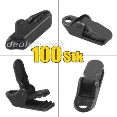 100 Pcs Plane Clips Planenhalter Befestigungsclip Planen-Klemmen Zelte Clip DE