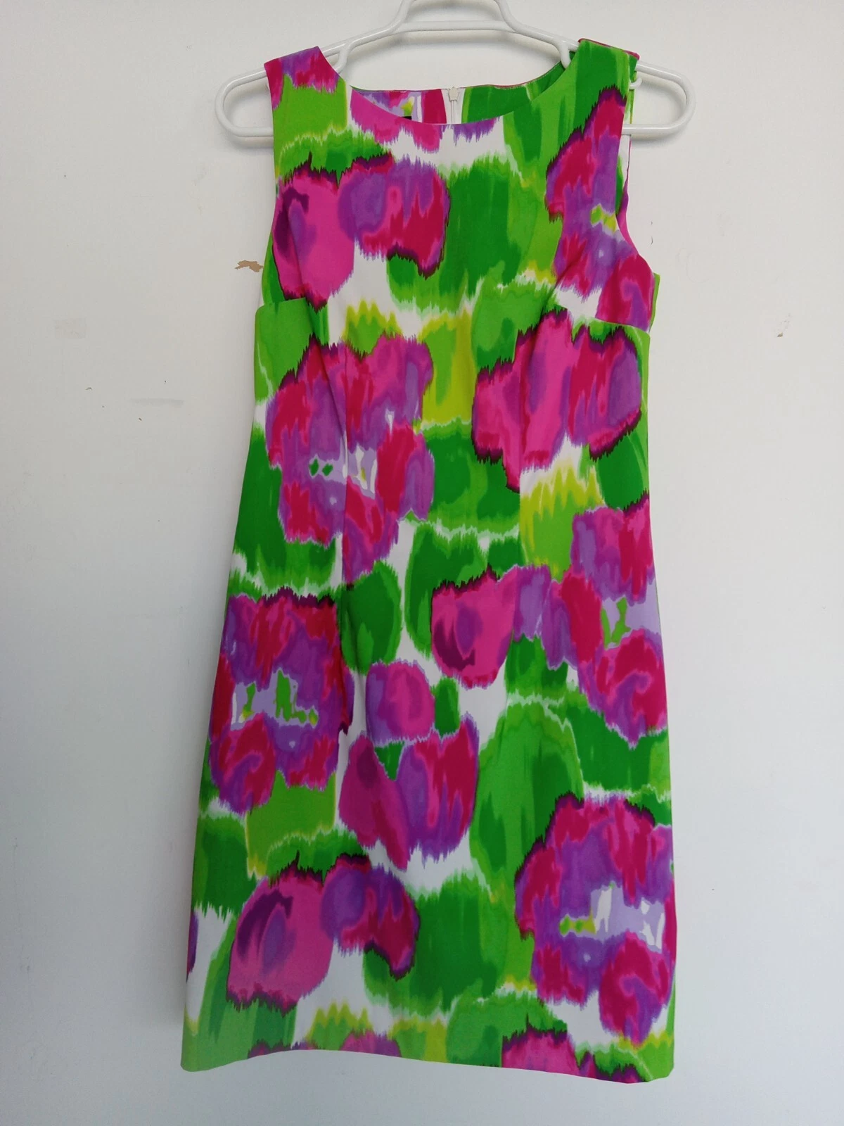 ALYX Abito senza maniche taglia 6. Chiusura cerniera. Rosa viola verde. Ottime condizioni