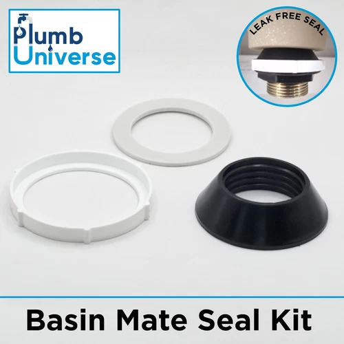 Basin Mate Basin Waste Sealing Kit Rubber Sink Waste Sealing Washer Kit 1&1/4"