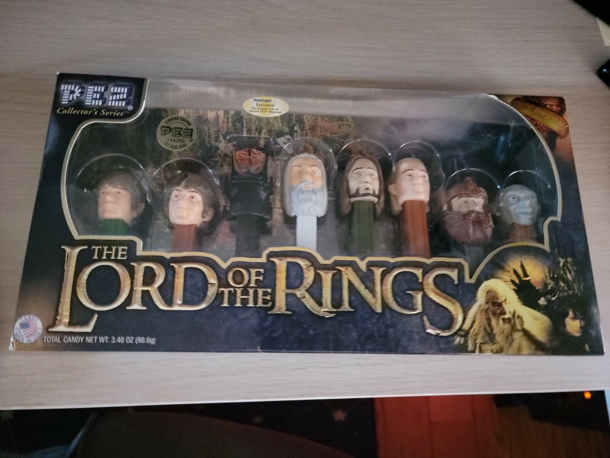 Limited Edition Lord of the Rings Pez Dispenser Set Eye of Sauron